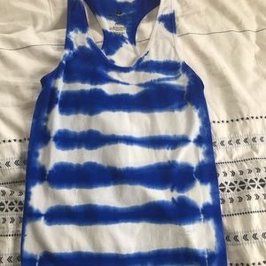 Tie dye workout tank
